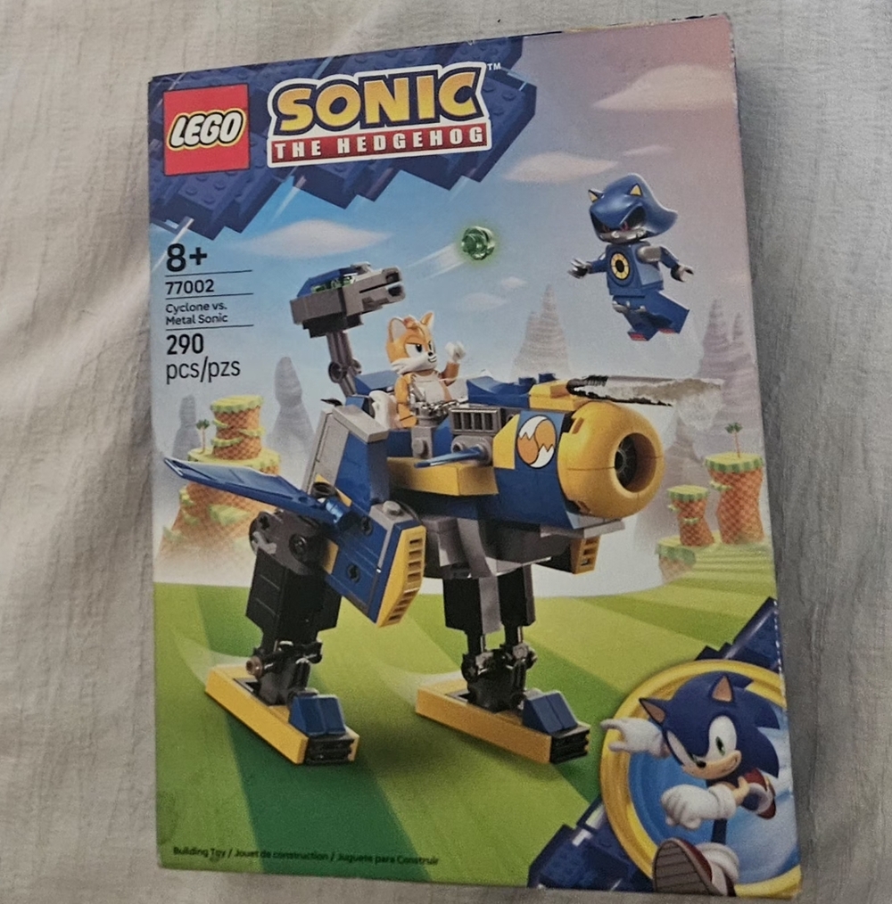 Lego Sonic The Hedgehog Cyclone Vs. Metal Sonic 77002  290 Pieces